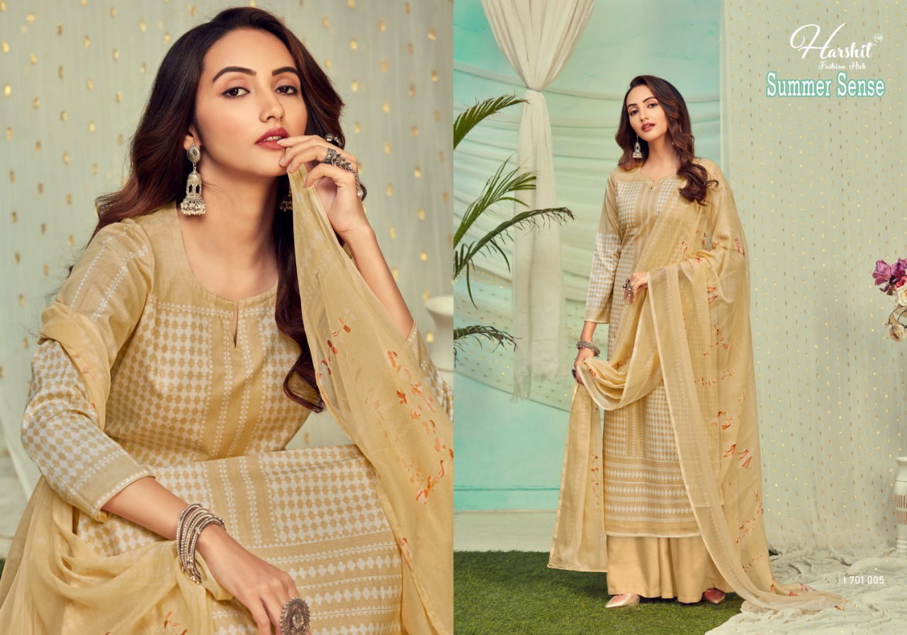 Harshit Summer Sense Latest Cotton Chiffon Print Kurtis Collection